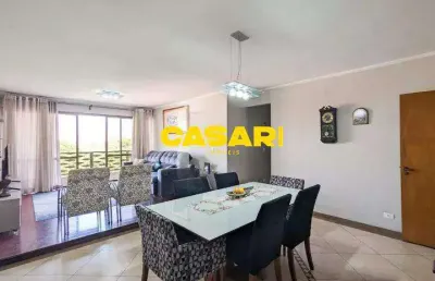 Apartamento à venda com 4 dormitórios e 3 vagas 135 m² privativos jardim do mar, são bernardo do campo/sp