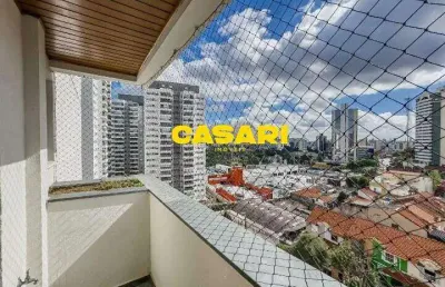 Apartamento com 4 dormitórios à venda, 140 m² - vila assunção - santo andré/sp