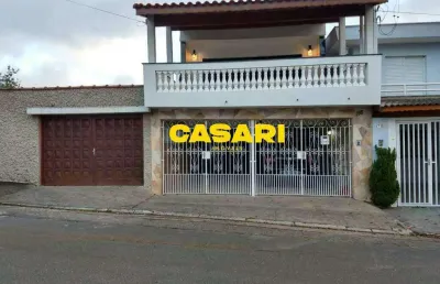 Sobrado com 4 dormitórios à venda ou aluguel na vila scarpelli – 300m² em santo andré