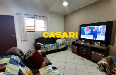 Sobrado à venda com 3 dormitórios e 126 m² no jardim las vegas - santo andré/sp