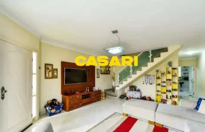 Sobrado com 3 dormitórios à venda, 215 m²- independência - são bernardo do campo/sp