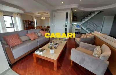 Cobertura com 4 dormitórios à venda, 350 m² - jardim hollywood - são bernardo do campo/sp