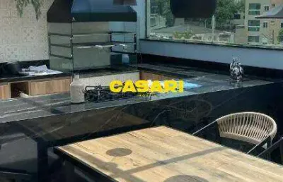 Cobertura com 3 dormitórios à venda, 220 m² por r$ 1.150.000,00 - rudge ramos - são bernardo do campo/sp