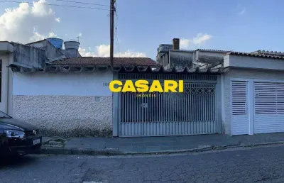 Casa com 2 dormitórios à venda, 70 m² - assunção - sbc
