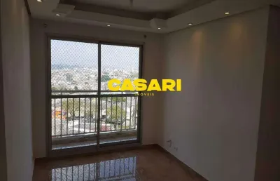 Apartamento com 3 dormitórios à venda, 60 m² - vila homero thon - santo andré/sp