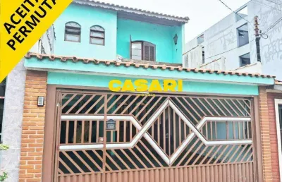 Sobrado à venda com 3 dormitórios, suíte master com hidromassagem e churrasqueira - bairro assunção