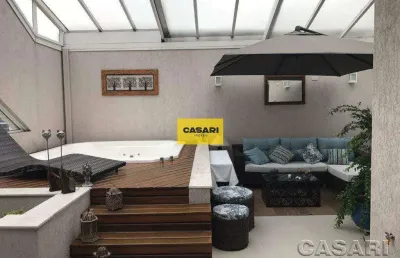 Cobertura com 2 dormitórios (ampliada para 3), 156 m² à venda no centro, são bernardo do campo/sp