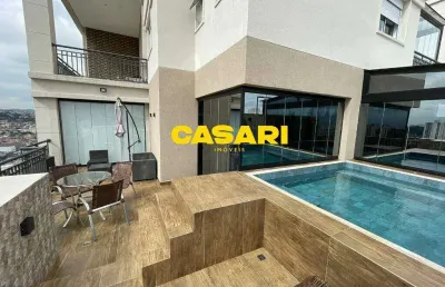 Cobertura duplex com 4 suítes à venda no nova petrópolis – são bernardo do campo/sp, 420 m², luxo e tecnologia