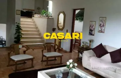 Casa de alto padrão com 5 dormitórios e 600 m² à venda no centro - são bernardo do campo/sp