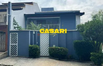 Sobrado com 3 dormitórios à venda, 370 m² - jardim hollywood - são bernardo do campo/sp