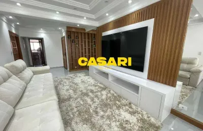 Apartamento com 3 dormitórios à venda, 160 m² - centro - são bernardo do campo/sp