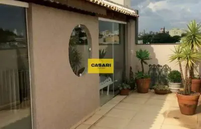 Cobertura à venda com 3 dormitórios e 135 m² - rudge ramos, são bernardo do campo/sp