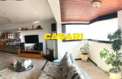 Cobertura com 4 dormitórios à venda, 260 m² - rudge ramos - são bernardo do campo/sp