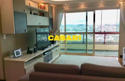 Apartamento com 4 dormitórios à venda, 186 m² - rudge ramos - são bernardo do campo/sp