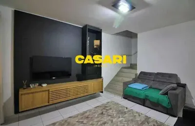 Sobrado com 3 dormitórios à venda, 168 m² - rudge ramos - são bernardo do campo/sp