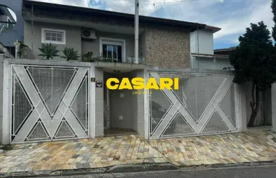 Sobrado com 4 dormitórios à venda, 325 m² - parque dos pássaros - são bernardo do campo/sp