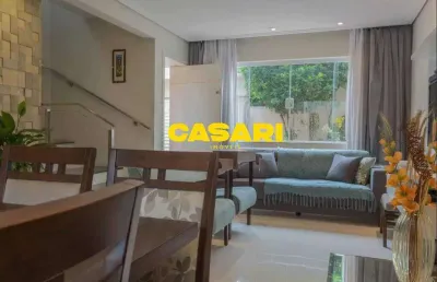 Sobrado com 3 dormitórios à venda, 151 m² - jardim do mar - são bernardo do campo/sp