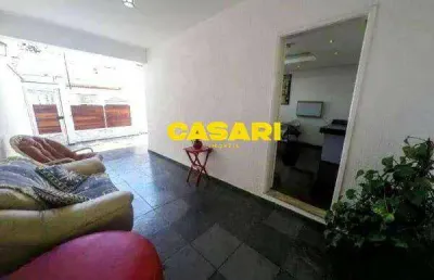 Sobrado com 4 dormitórios para alugar, 168 m² - vila assunção - santo andré/sp