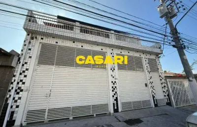 Galpão para alugar no rudge ramos – 526 m² com mezanino e doca em são bernardo do campo