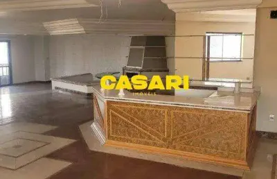 Apartamento alto padrão com 5 dormitórios para aluguel – 454 m² – bairro jardim – santo andré/sp