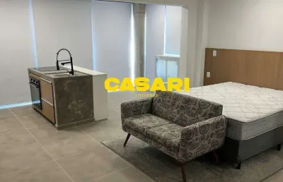 Apartamento com 1 dormitório para alugar, 32 m² - centro - são bernardo do campo/sp