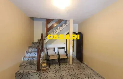 Sobrado com 3 dormitórios para alugar, 184 m² por r$ 3.300,00/mês - jardim las vegas - santo andré/sp