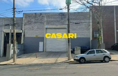 Galpão com 695 m² para alugar na vila lucinda em santo andré – ideal para indústrias