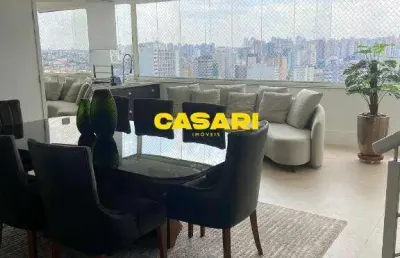 Cobertura duplex 3 suítes para alugar – 199 m² centro, santo andré/sp