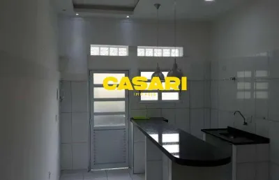 Casa com 1 dormitório para alugar, 60 m² - taboão - são bernardo do campo/sp