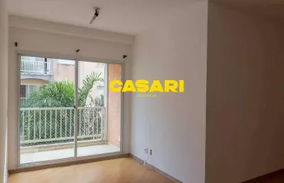 Apartamento com 3 dormitórios, 71 m² - aluguel - planalto - são bernardo do campo/sp