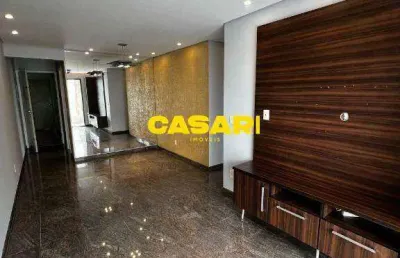 Apartamento com 2 dormitórios para alugar, 64 m² - parque das nações - santo andré/sp
