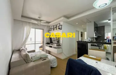 Apartamento com 2 dormitórios à venda, 55 m² - suíço - são bernardo do campo/sp