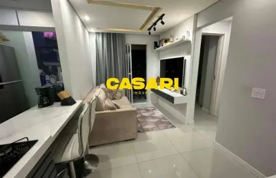 Apartamento com 2 dormitórios à venda na rua otávio marques – santo andré/sp – lazer completo
