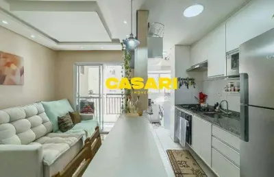 Apartamento com 2 dormitórios à venda, 56 m²- planalto - são bernardo do campo/sp