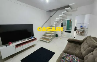 Sobrado com 2 dormitórios à venda, 92 m² - assunção - são bernardo do campo/sp