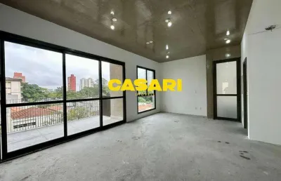 Loft com 1 dormitório à venda, 52 m² - jardim - santo andré/sp