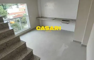Cobertura com 2 dormitórios à venda, 120 m² - baeta neves - são bernardo do campo/sp