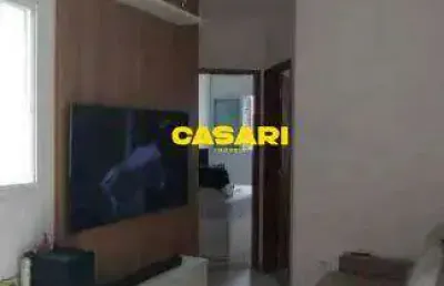 Cobertura com 2 dormitórios à venda, 82 m² - vila scarpelli - santo andré/sp