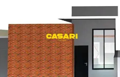 Casa com 2 dormitórios à venda, 54 m² - residencial água branca - boituva/sp