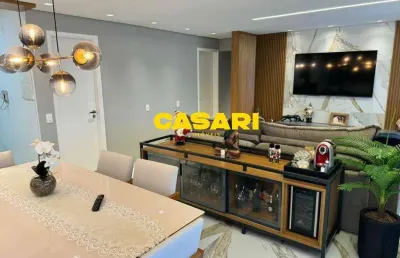 Apartamento com 3 dormitórios à venda, 114 m² - centro - santo andré/sp