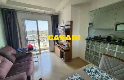 Apartamento com 2 dormitórios à venda, 56 m² - taboão - são bernardo do campo/sp