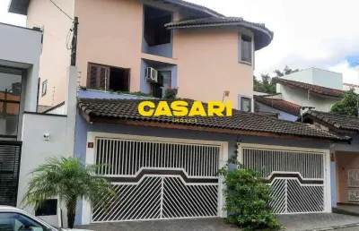 Sobrado com 5 dormitórios à venda, 561 m² - parque dos pássaros - são bernardo do campo/sp