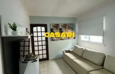 Cobertura com 2 dormitórios à venda, 125 m² - paraíso - santo andré/sp