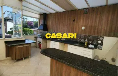 Cobertura com 2 dormitórios à venda, 130 m² - vila valparaíso - santo andré/sp