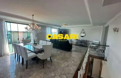 Cobertura com 3 dormitórios à venda, 286 m²- baeta neves - são bernardo do campo/sp