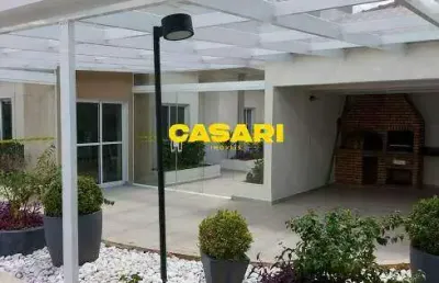 Apartamento com 2 dormitórios à venda, 72 m² - vila valparaíso - santo andré/sp