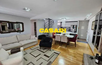 Cobertura com 3 dormitórios à venda, 204 m² por r$ 1.650.000 - baeta neves - são bernardo do campo/sp