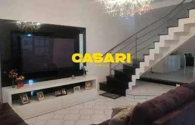 Sobrado com 3 dormitórios à venda, 296 m² - jardim calux - são bernardo do campo/sp