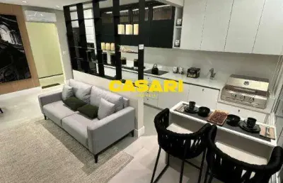 Apartamento com 2 dormitórios à venda, 62 m² - centro - são bernardo do campo/sp