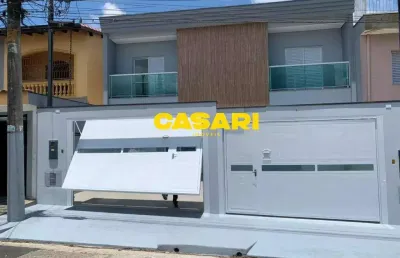 Sobrado com 3 dormitórios 3 suítes à venda, 174 m² - vila helena - santo andré/sp